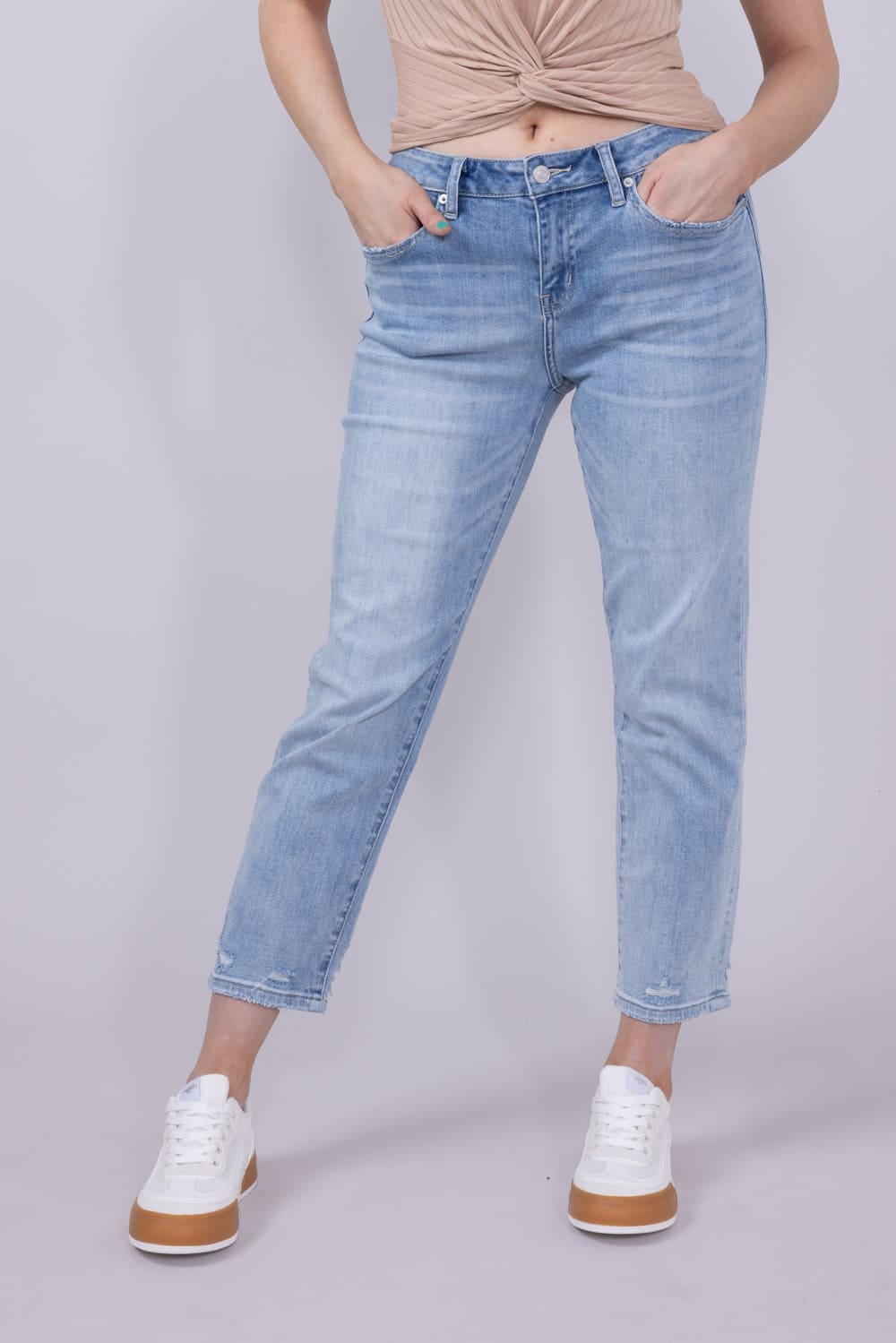 Mica Mid Rise Straight Jeans for Women