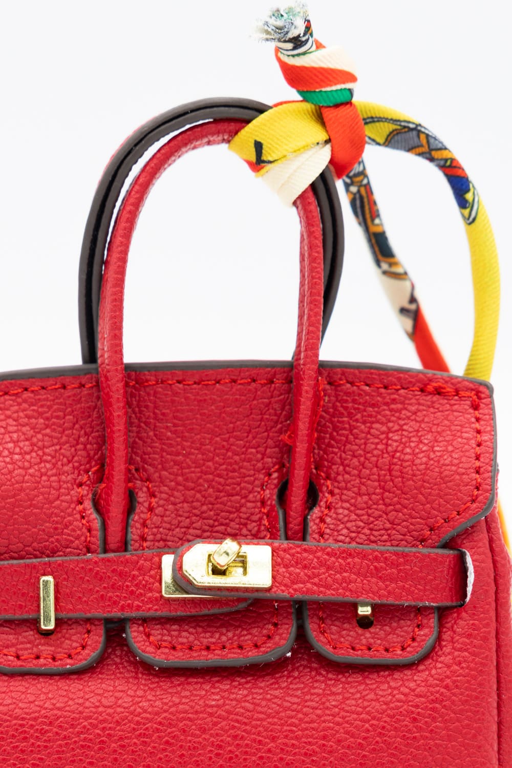 Mini Purse Charm in Red 