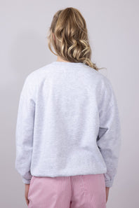 1897 Active Embroidered Bow Sweatshirt for Women in Ice Grey | GT874-ICEGREY