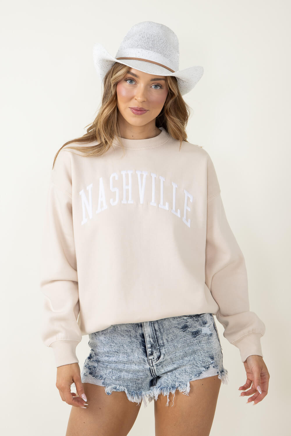1897 Active Nashville Sweatshirt for Women in Tan