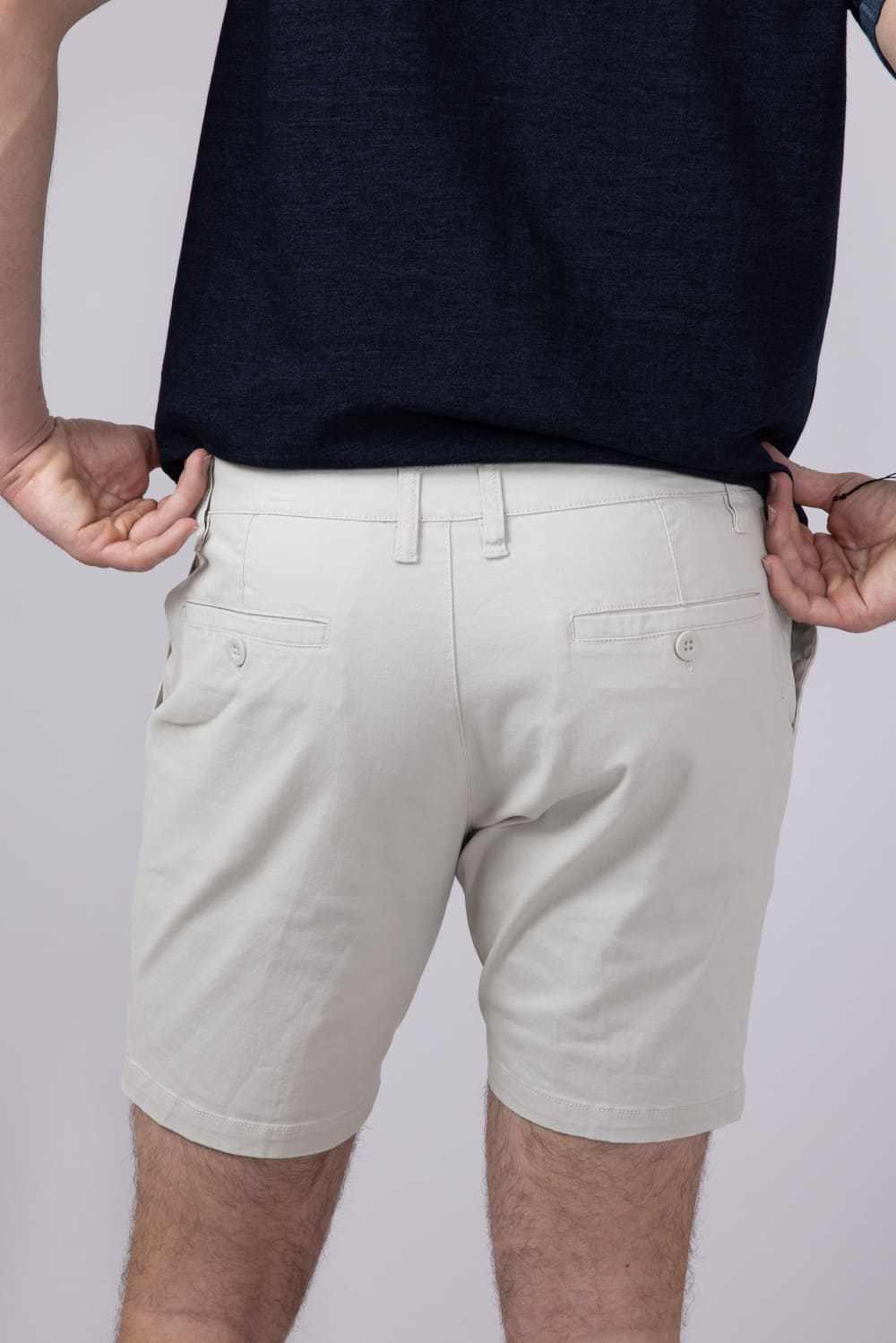 1897 Original 7" Twill Shorts for Men in Ivory