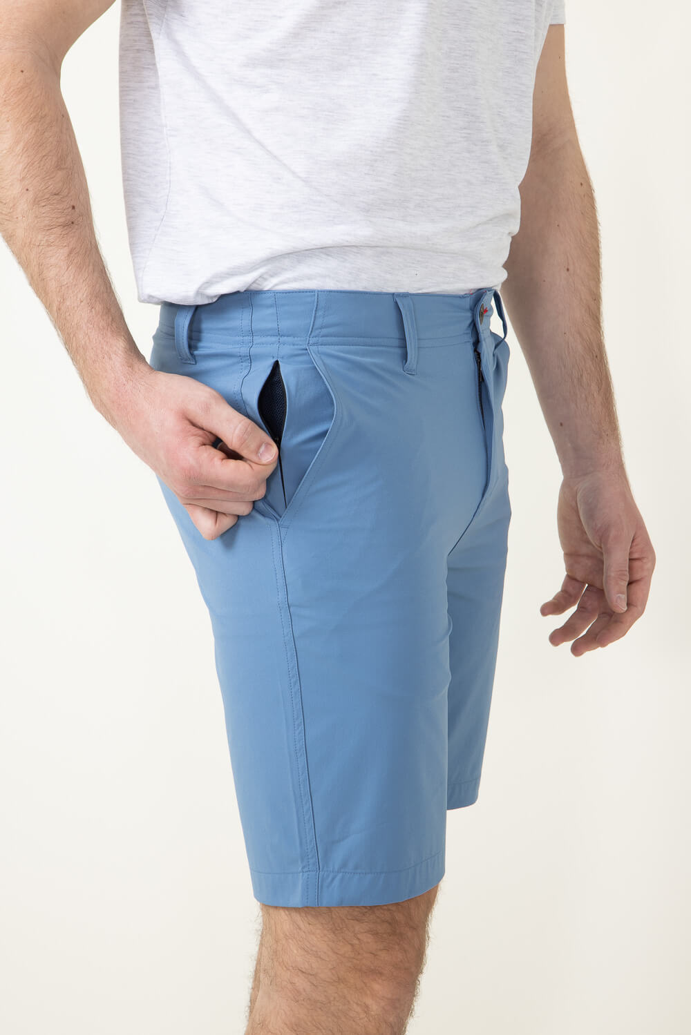 1897 Original 9” Hydro Flat Front Shorts for Men in Light Blue