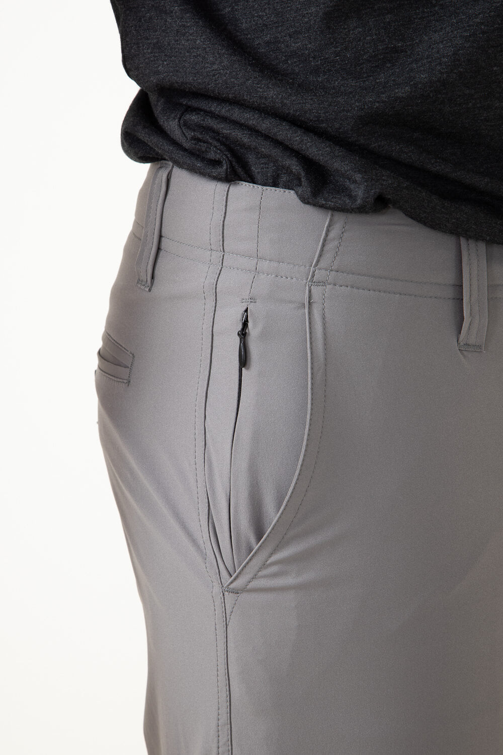 1897 Original 9” Hydro Flat Front Shorts for Men in Light Grey