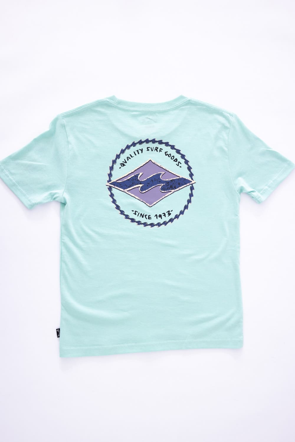 Billabong Youth Orbit Arch T-Shirt for Boys in Mint Blue 