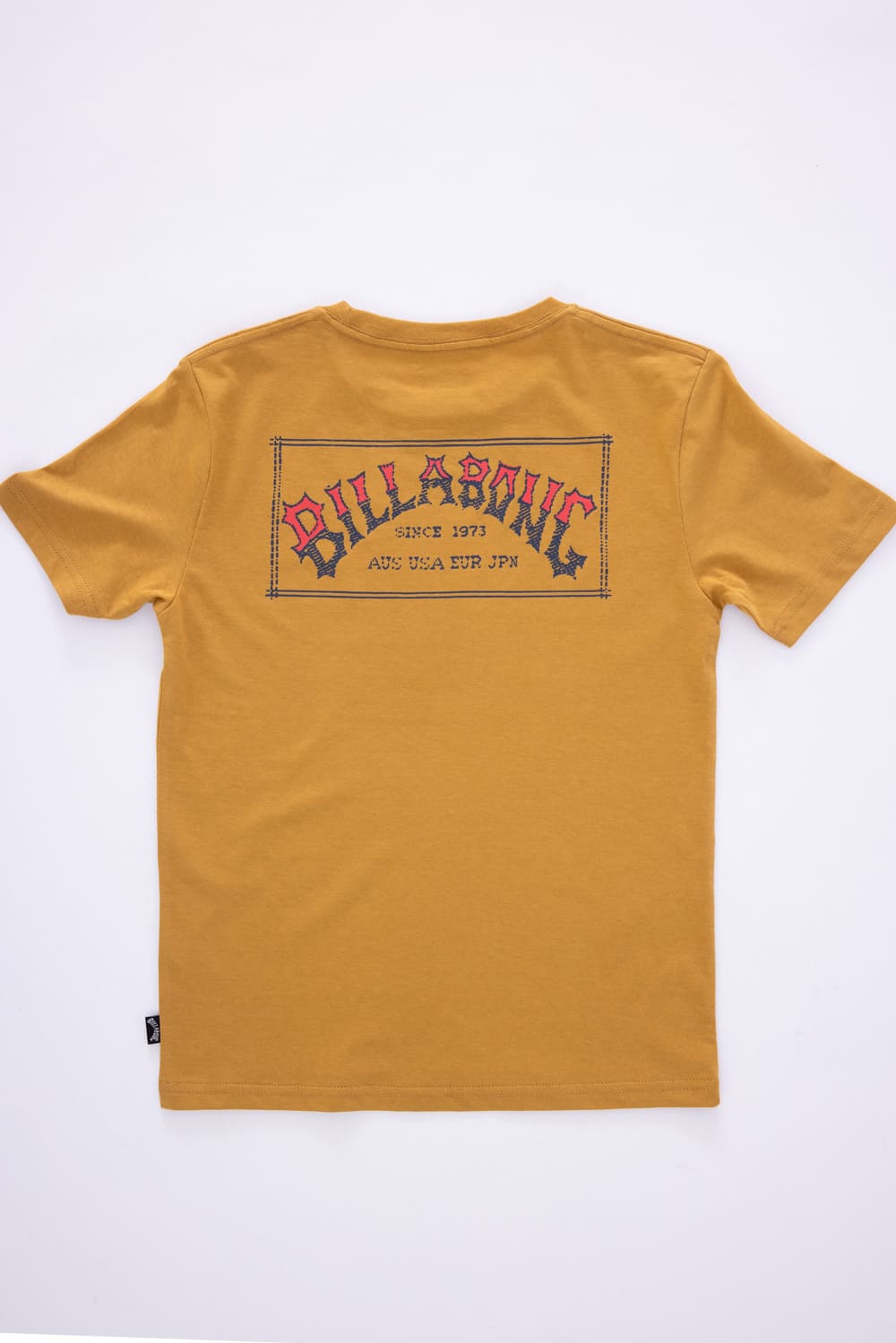 Billabong Youth Original Arch T-Shirt for Boys in Vintage Gold