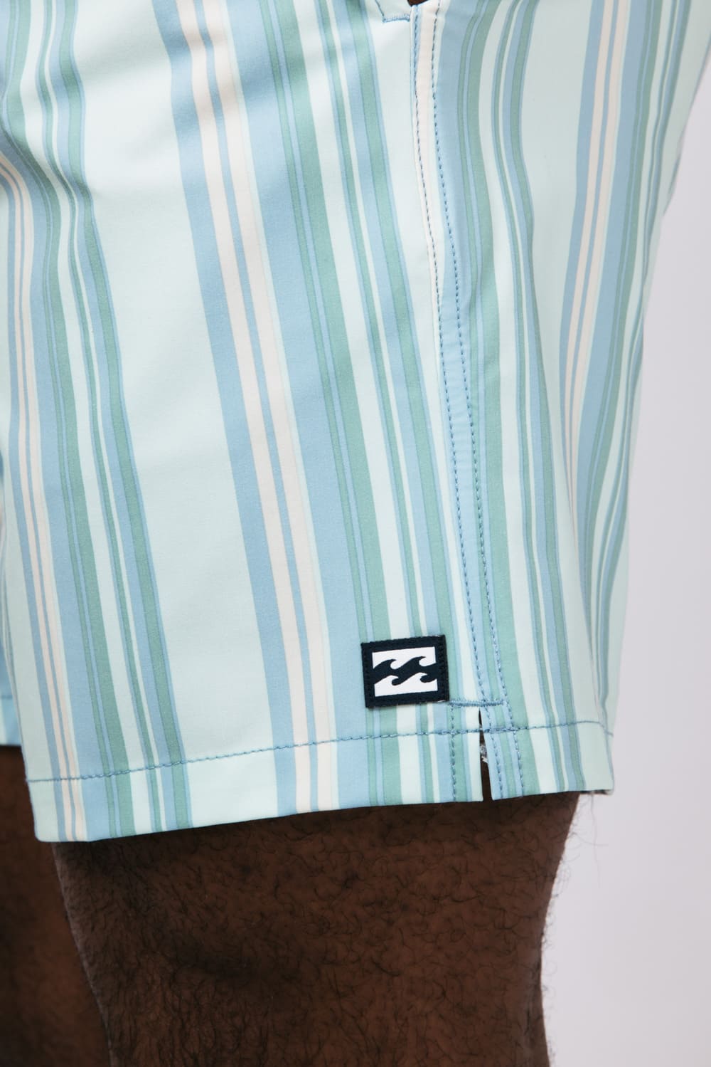 Billabong Good Times Lay Back Striped Shorts for Men in Seafoam