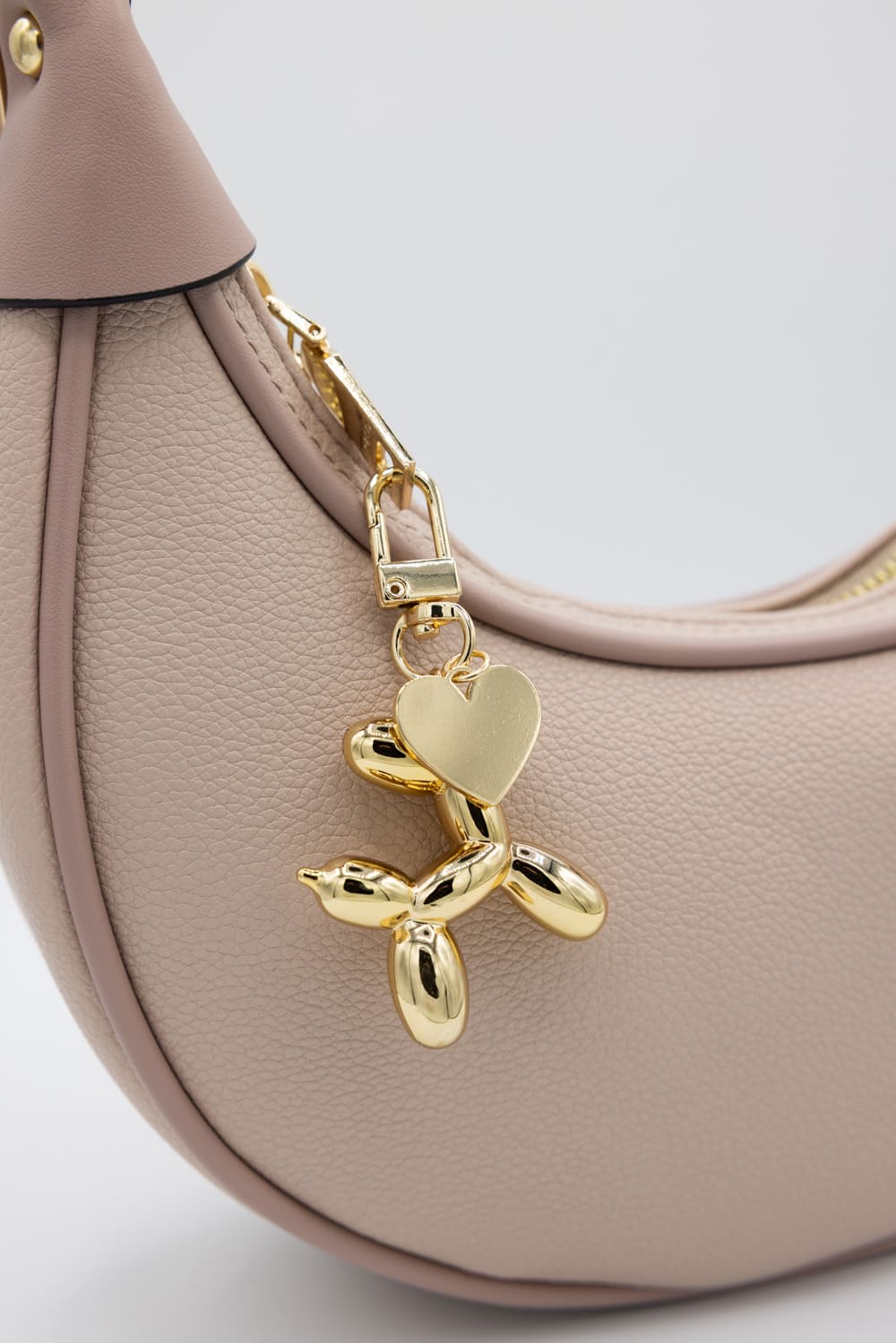 Balloon Dog Purse Charm in Gold