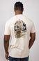 Busch Camo Deer Wildlife Scene T-Shirt for Men in Sand