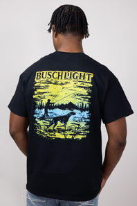 Busch Wildlife on Water T-Shirt for Men in Black