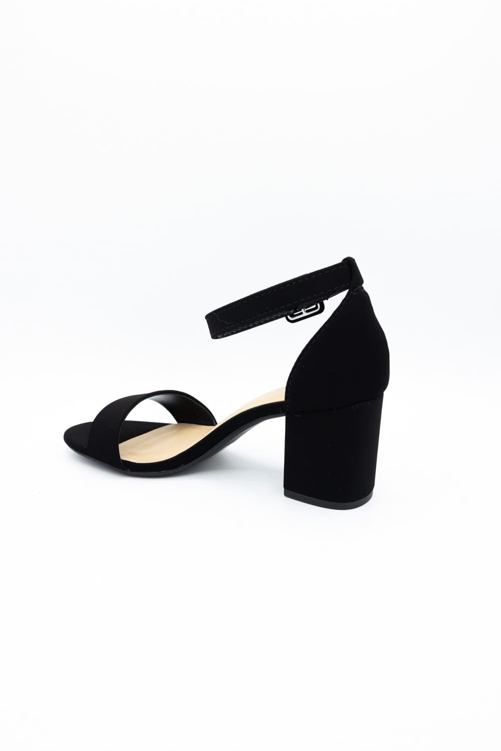 City Classified Cake Block Heels for Women in Black