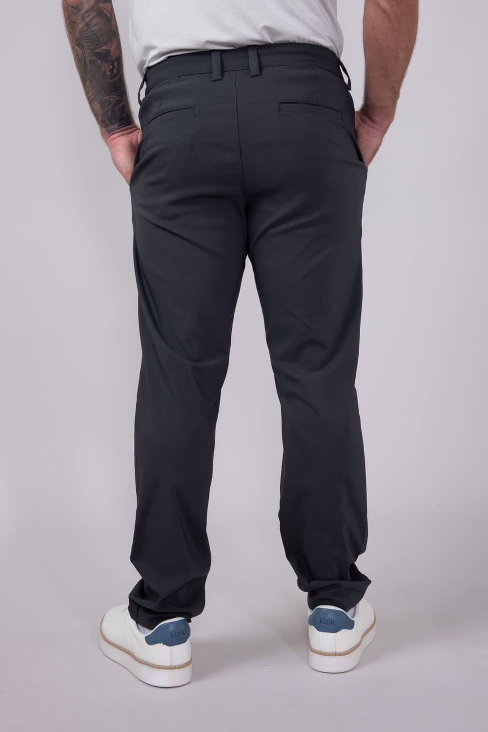 Copper & Oak Faille Trouser Pants for Men in Iron