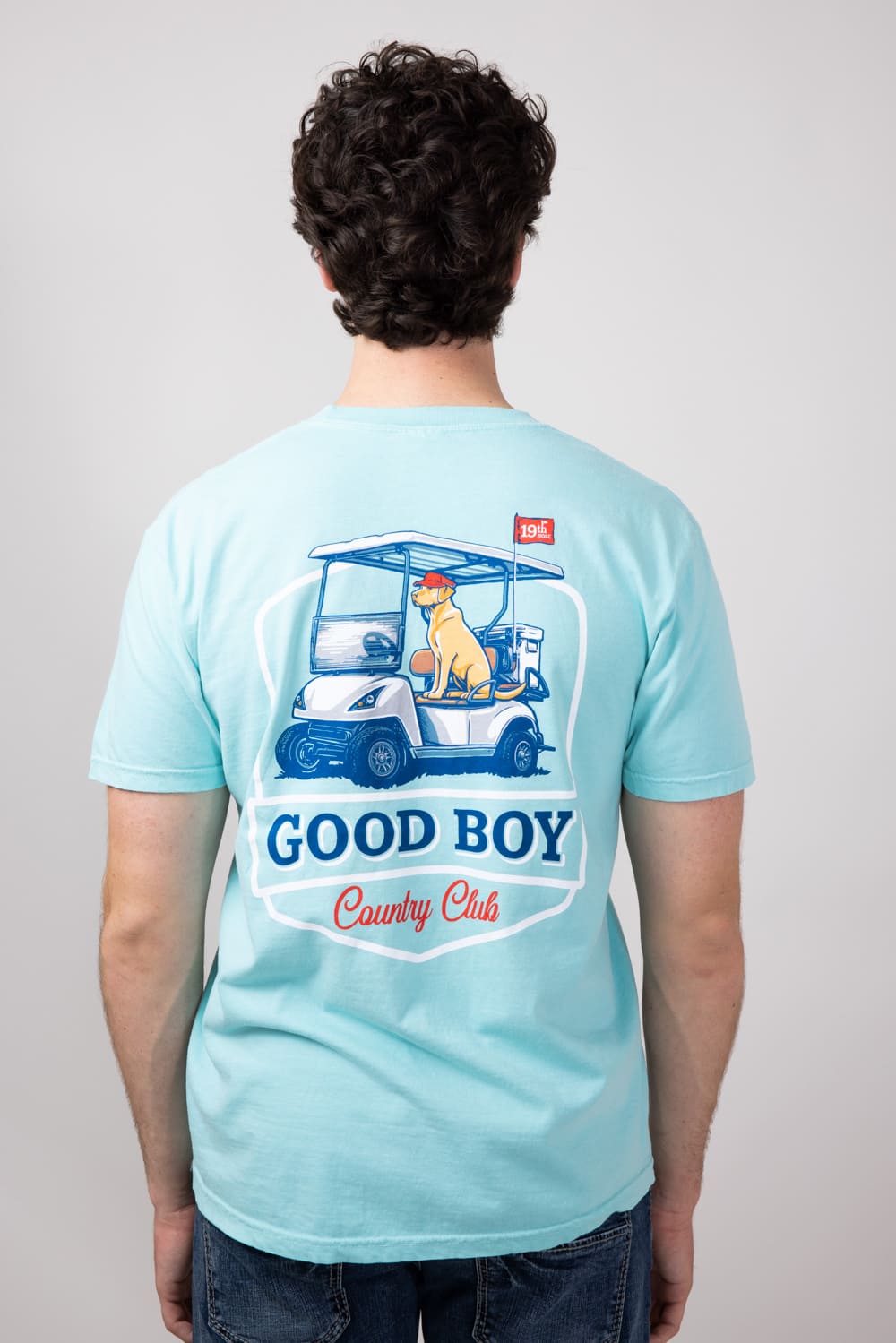 Country Club Dog T-Shirt for Men in Mint