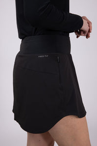 Free Fly Bamboo-Lined Active Breeze Skort for Women in Black