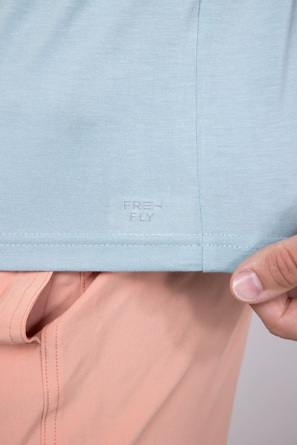 Free Fly Bamboo Motion T-Shirt for Men in Ocean Mist