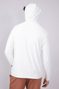 Free Fly Bamboo Slub Hoodie II for Men in Sea Salt
