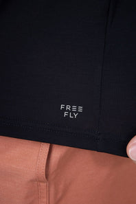 Free Fly Elevate Lightweight T-Shirt for Men in Black