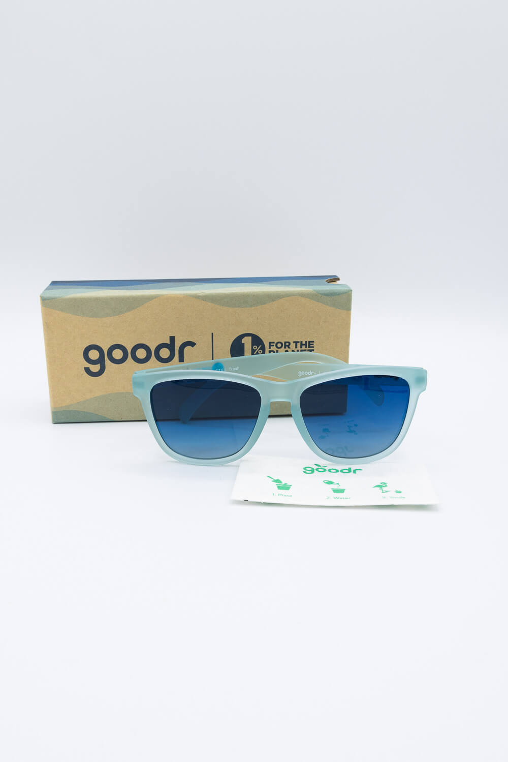 Goodr These Shades Are Still Trash OG Sunglasses in Blue