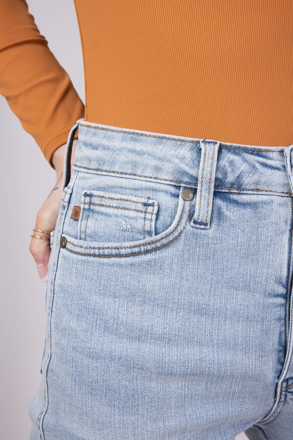 Judy Blue Embroidered Back Pocket Bootcut Jeans for Women