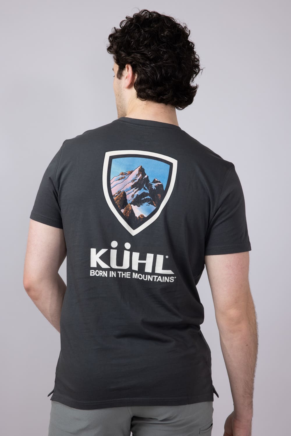 Kuhl Mountain T-Shirt for Men in Carbon Grey