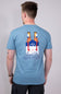 Local Boy Ultra Sixer T-Shirt for Men in Blue