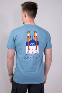 Local Boy Ultra Sixer T-Shirt for Men in Blue