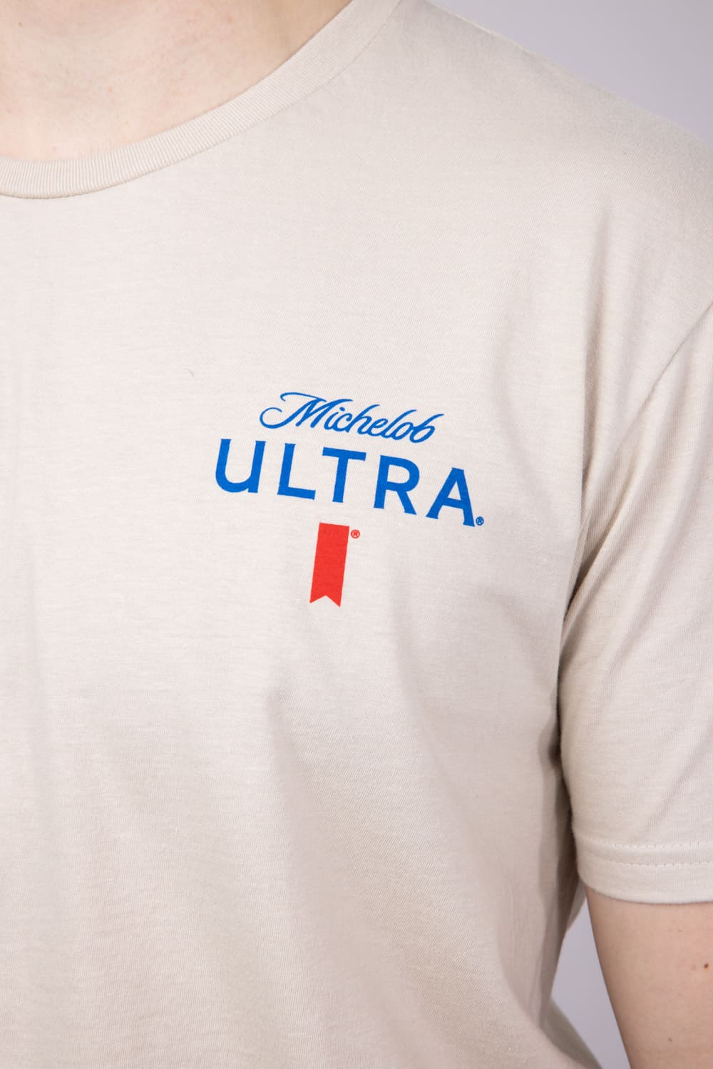Michelob Ultra Golf T-Shirt for Men in Sand