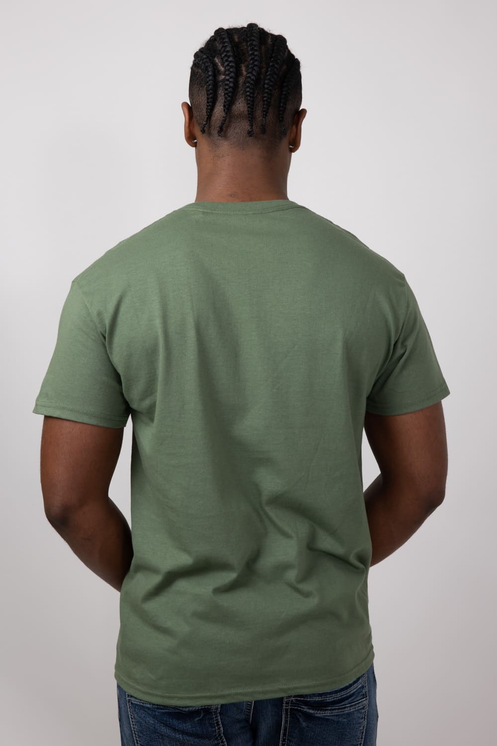 Miller Wildlife Dogs and Ducks T-Shirt for Men in Green