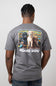 Pups and Ducks T-Shirt for Men in Charcoal