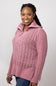 Simply Southern So Soft Quarter Zip Sweater for Women in Plum