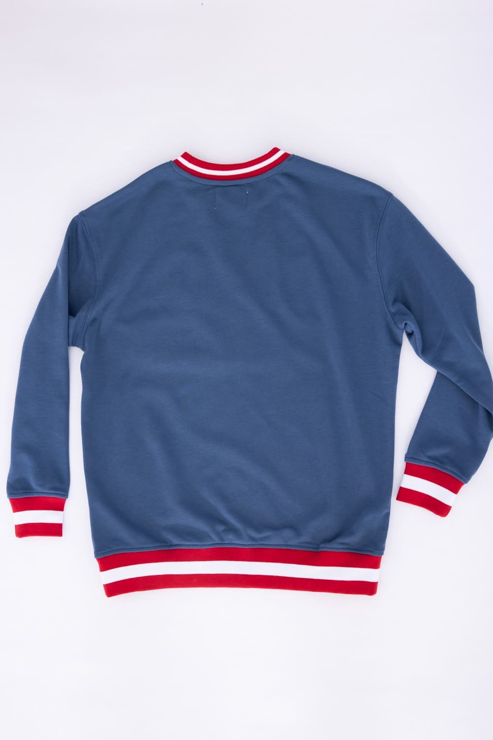 Girls Simply Southern Youth USA Patch Varsity Crew Sweatshirt for Girls in Navy