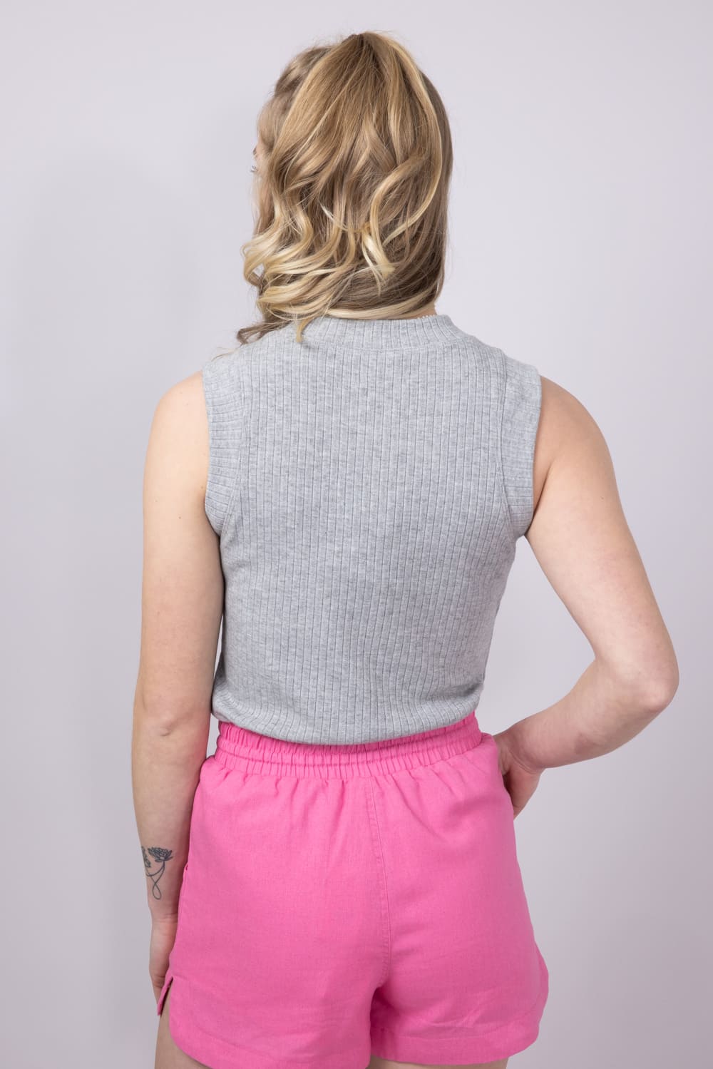 Thread & Supply Adelaide Tank Top for Women in Heather Grey