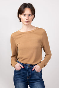 Thread & Supply Stacy Shirt for Women in Toasted Coconut