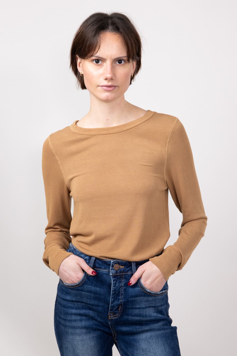 Thread & Supply Stacy Shirt for Women in Toasted Coconut