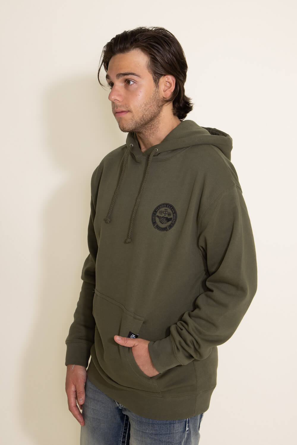 Troll Co. Haggler Hoodie for Men in Green