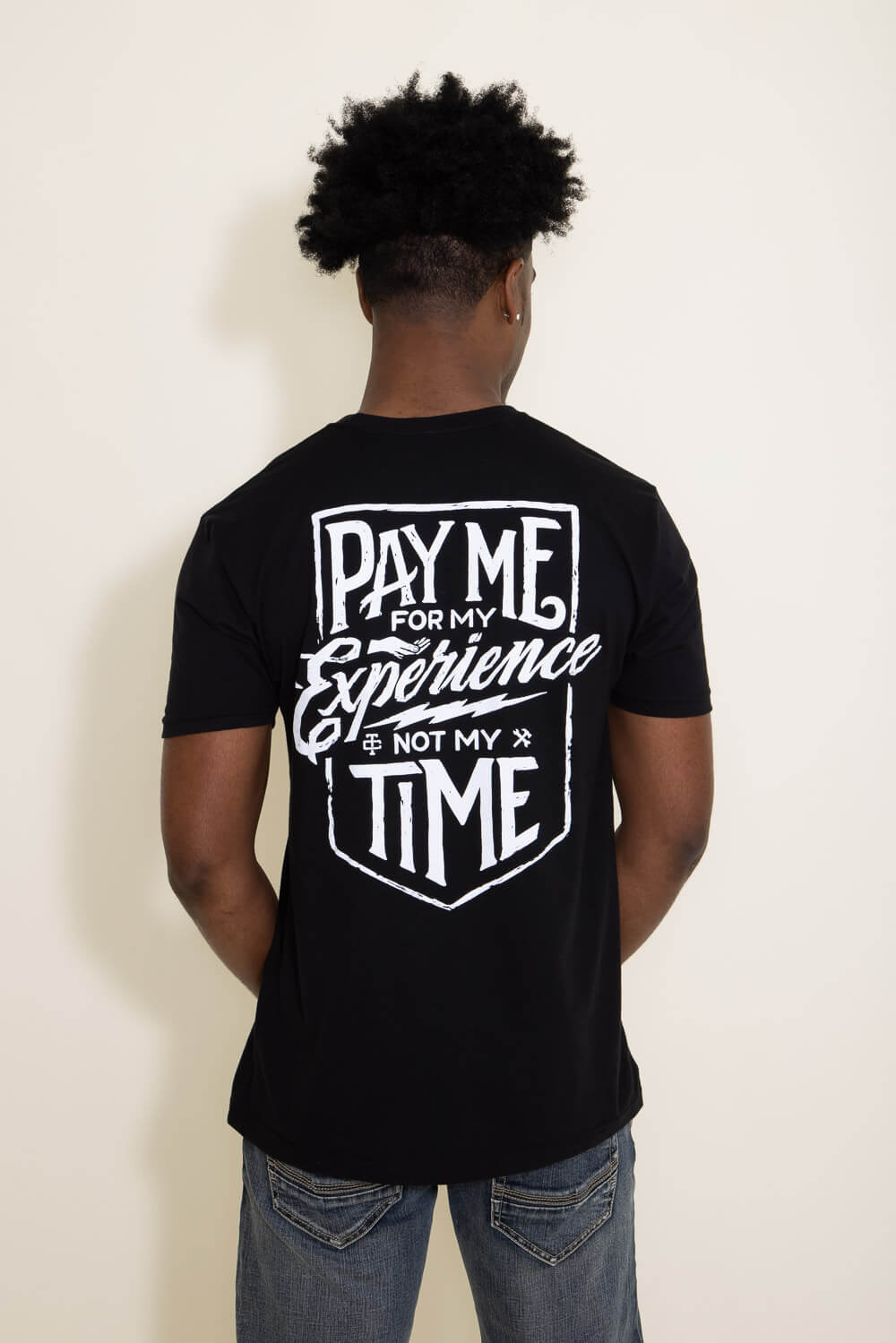 Troll Co Pay Me T-Shirt for Men in Black