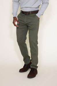 Union Lounge Chino Pants for Men in Military