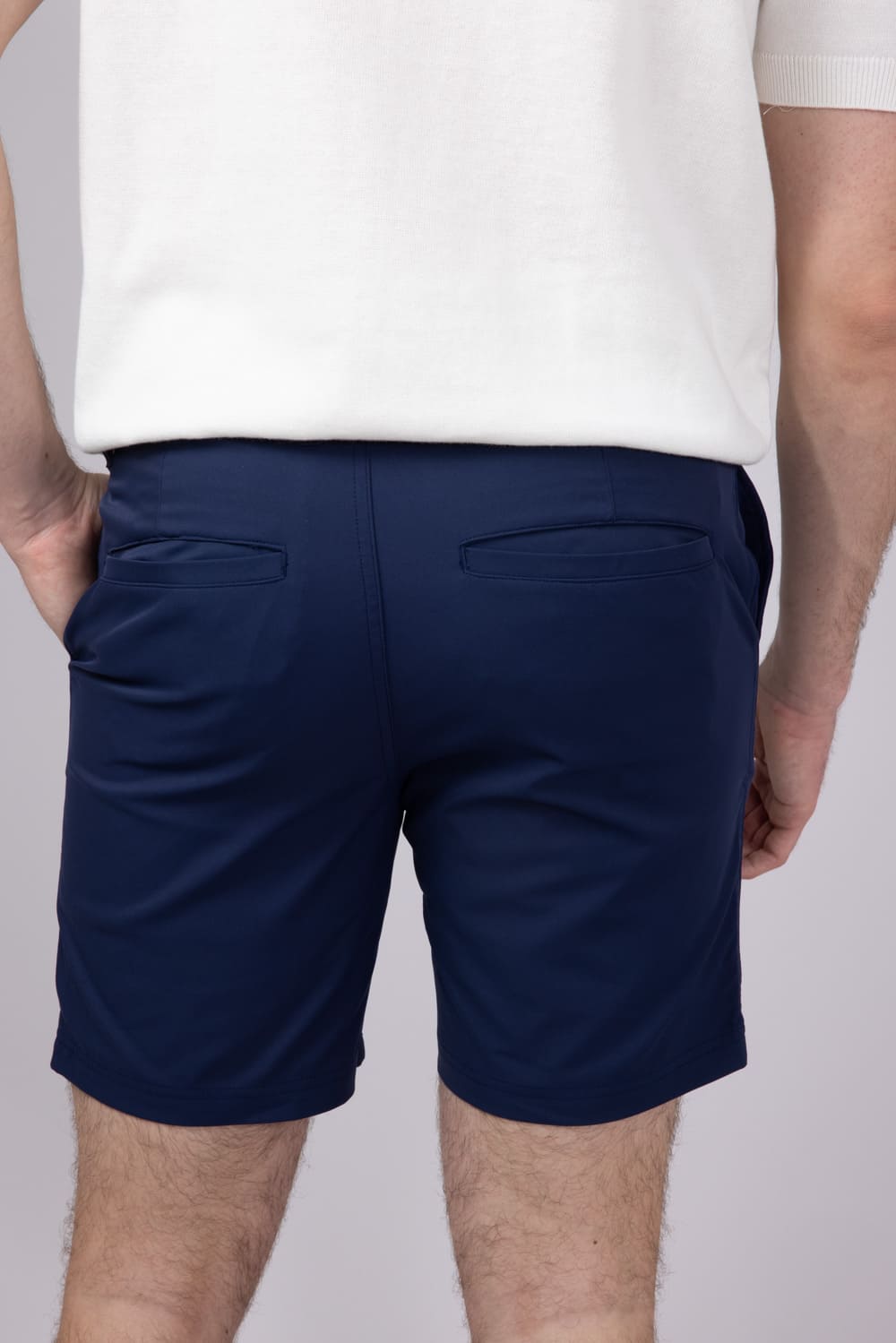 Vintage Summer 6" Performance Flex Shorts for Men in Navy