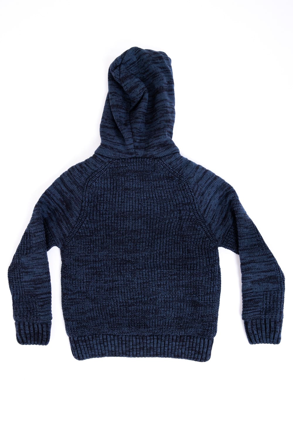 Youth Full Zip Sweater for Boys in Navy