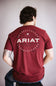 Ariat Explorer Classic T-Shirt for Men in Crimson Red Heather