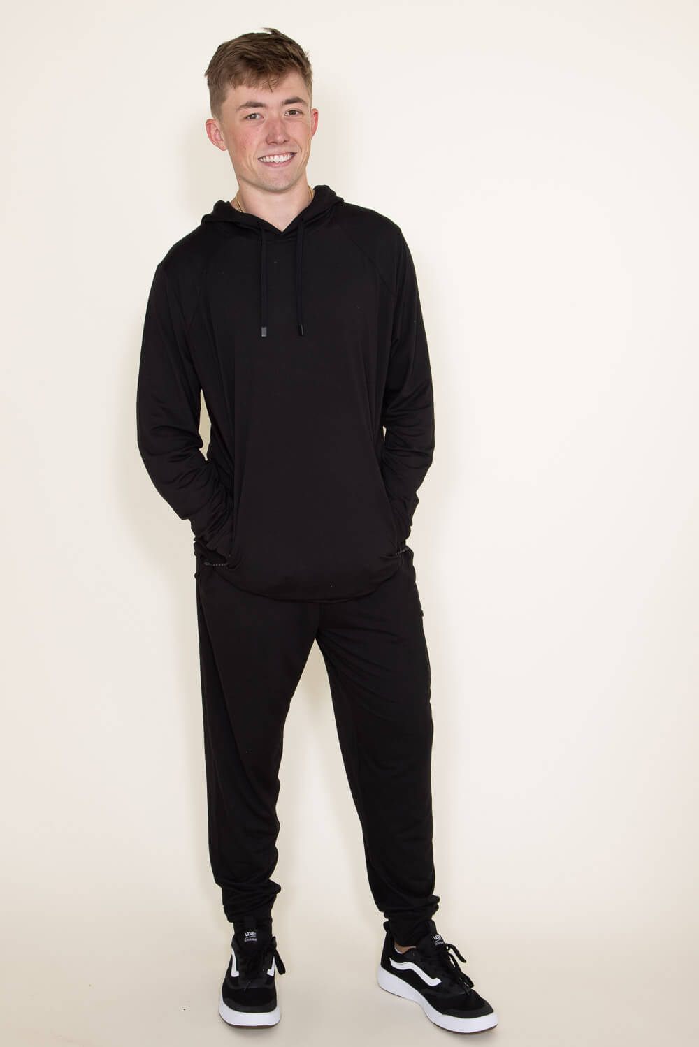 1897 Active Every Day Performance Hoodie for Men in Black