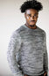 1897 Original Marl Crewneck Sweater for Men in Navy Combo