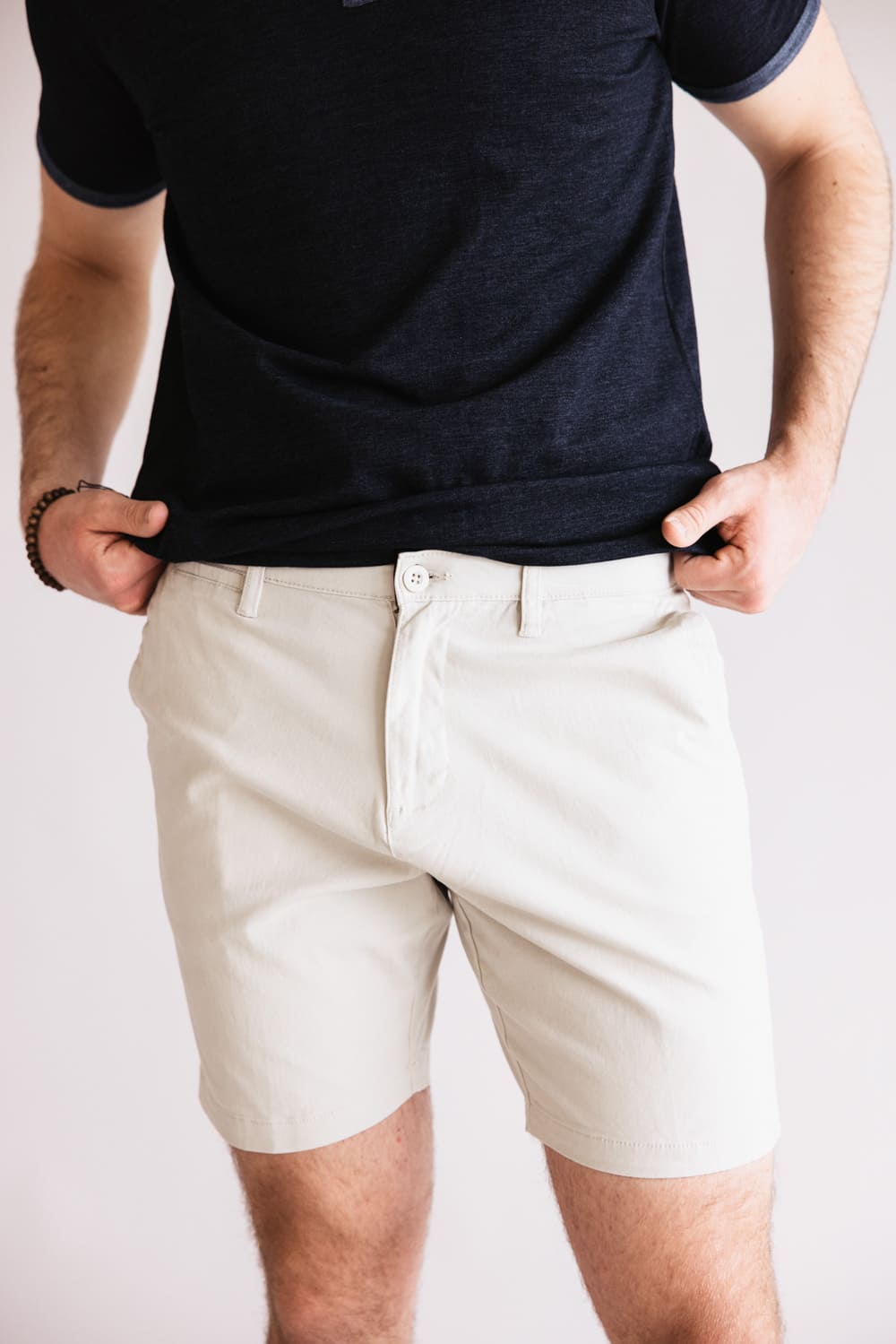 1897 Original 7" Twill Shorts for Men in Ivory