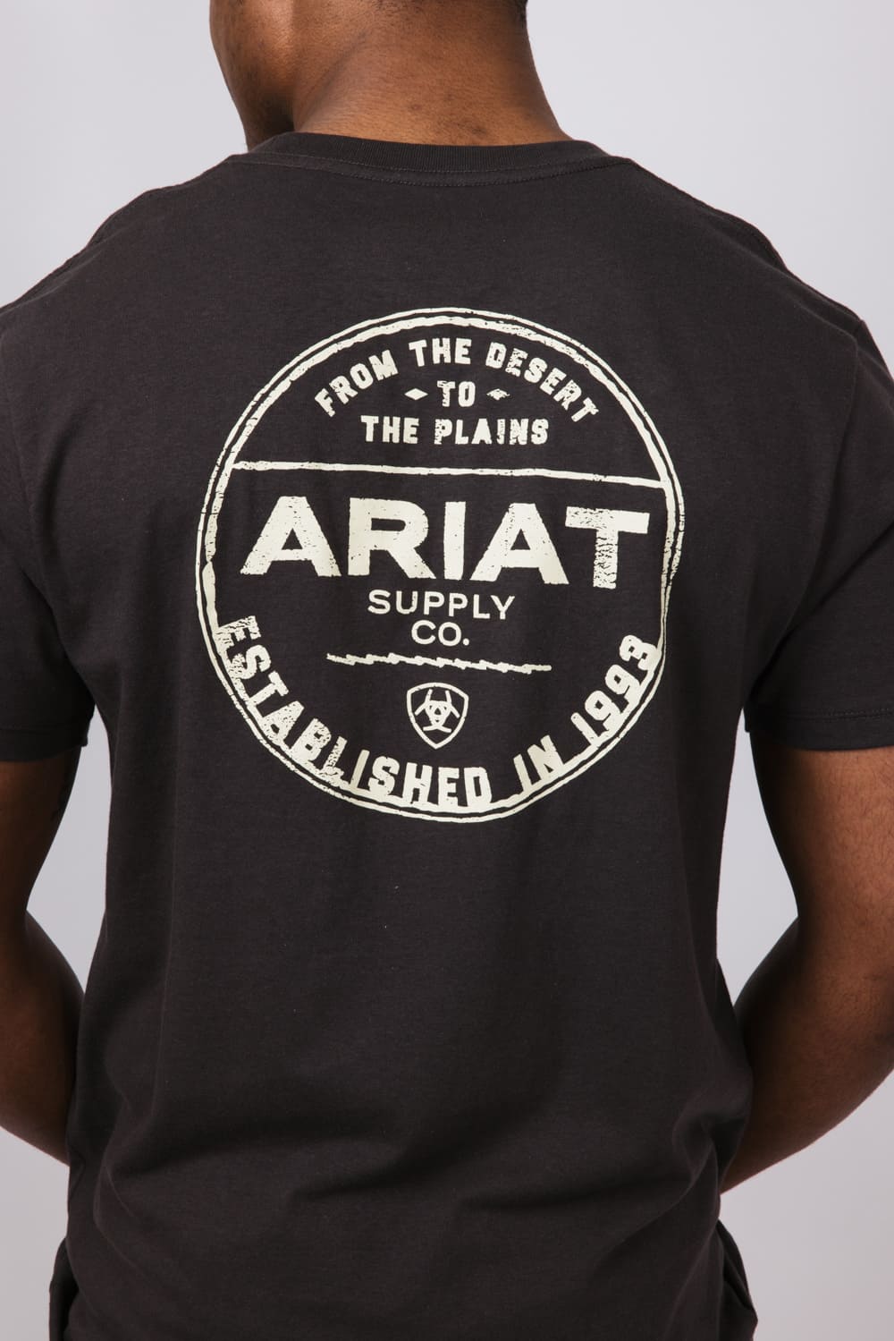 Ariat Explore Circle T-Shirt for Men in Vintage Black