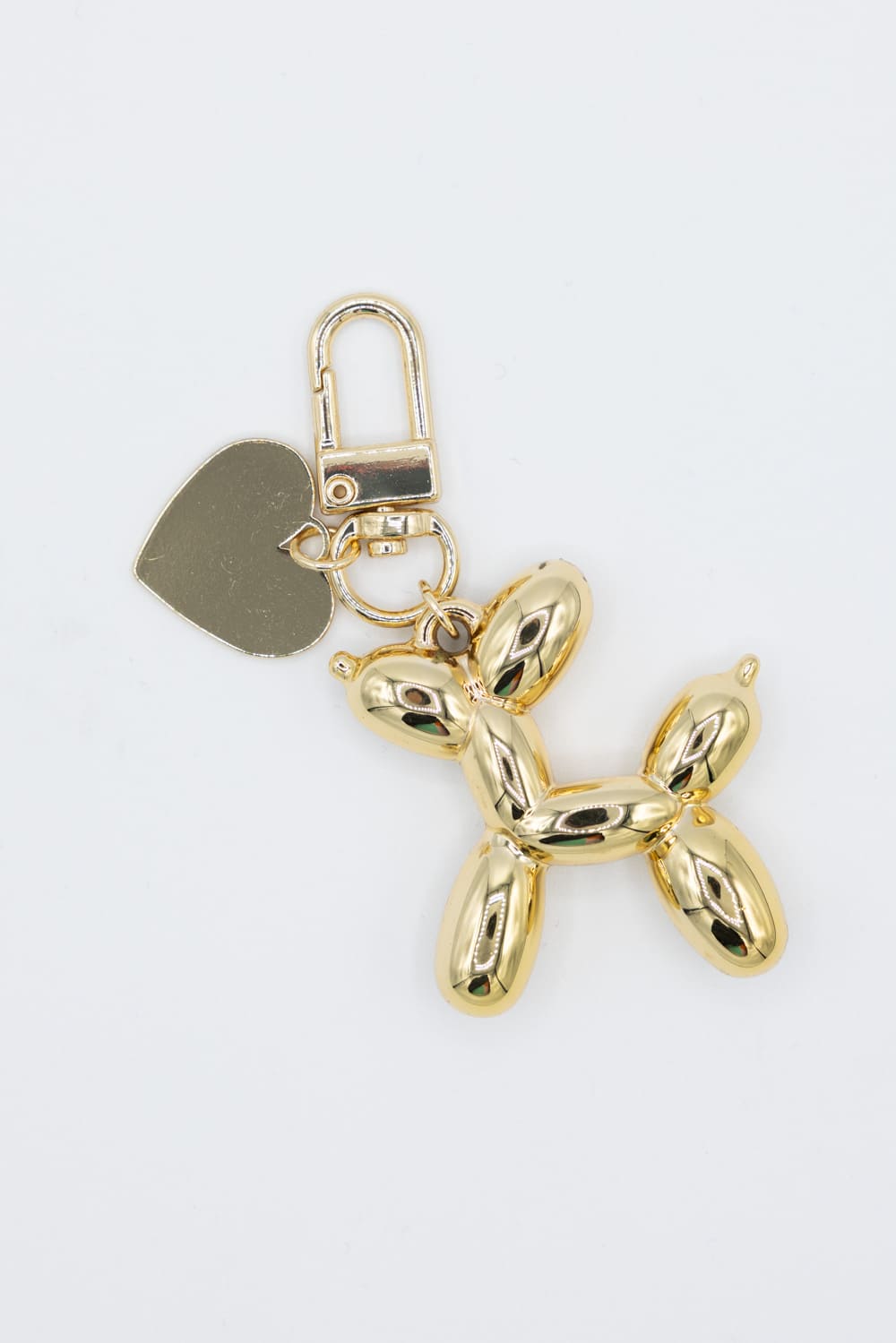 Balloon Dog Purse Charm in Gold