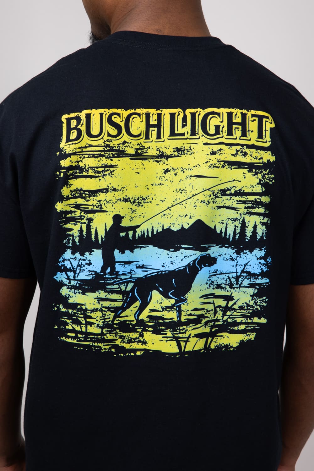 Busch Wildlife on Water T-Shirt for Men in Black