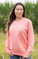 Carhartt Midweight Tencel Crewneck Sweatshirt for Women in Aged Coral