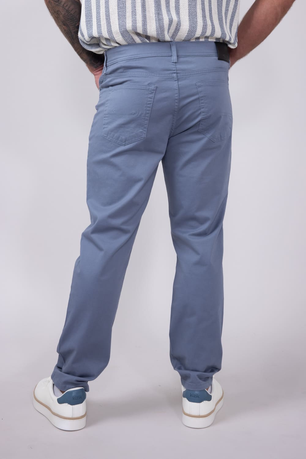 Copper & Oak Leader Chino Pants for Men in Blue