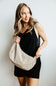 Crescent Bag for Women in Tan