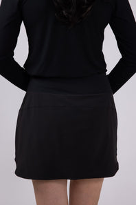 Free Fly Bamboo-Lined Active Breeze Skort for Women in Black