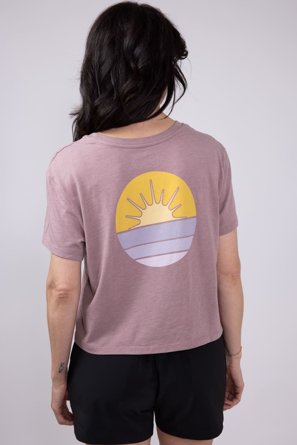 Free Fly Daybreak T-Shirt for Women in Fig Purple